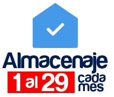 Almacenaje del 1 al 29 cada mes